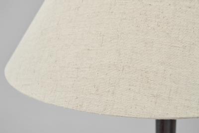 Mid Century Modern Brass and Wood Floor Lamp Europe Mid 20th Century