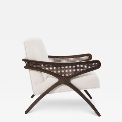 Mid Century Modern Butterfly Lounge Chair in Mohair circa 1960s