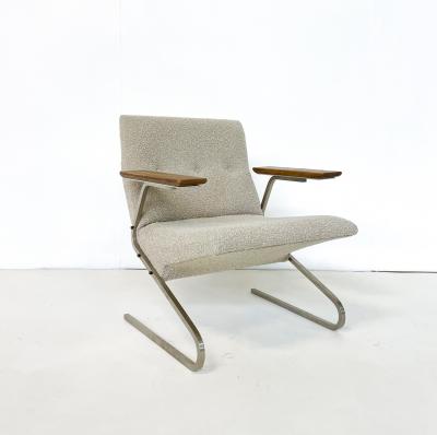 Mid Century Modern Cantilever Armchair by George van Rijck for Beaufort
