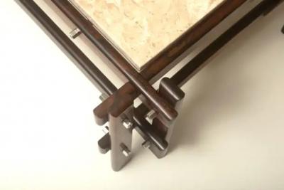 Mid Century Modern Center Table by Brazilian Designer 1960s