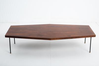 Mid Century Modern Center Table by Brazilian Designer 1960s