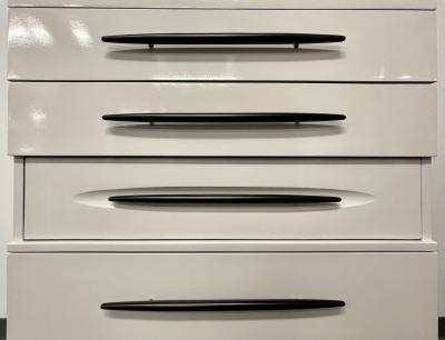 Mid Century Modern Chest Dresser White Lacquered Custom Made
