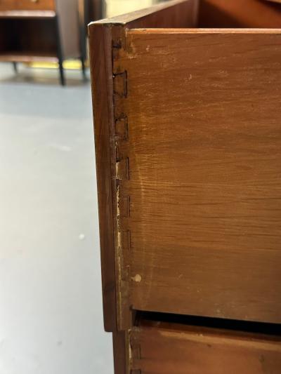 Mid Century Modern Chest West Michigan Furniture Co Ebony Walnut Metz