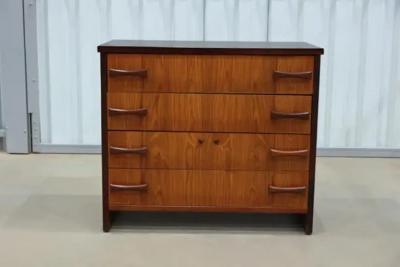 Mid Century Modern Chest of Drawers in Caviuna wood Unknown c 1950