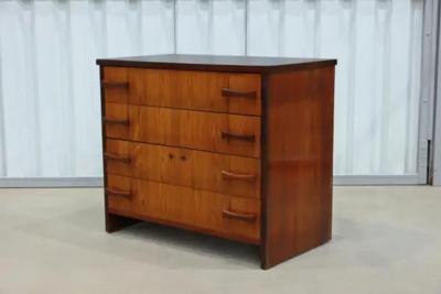 Mid Century Modern Chest of Drawers in Caviuna wood Unknown c 1950