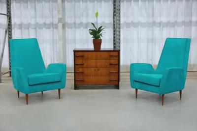 Mid Century Modern Chest of Drawers in Caviuna wood Unknown c 1950