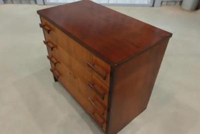 Mid Century Modern Chest of Drawers in Caviuna wood Unknown c 1950