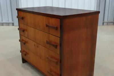 Mid Century Modern Chest of Drawers in Caviuna wood Unknown c 1950