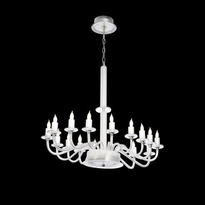 Mid Century Modern Classical Hand Blown Murano Glass 16 Arm Chandelier
