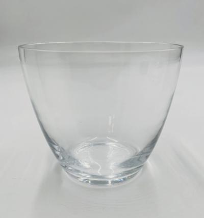 Mid Century Modern Clear Glass Lidded Candy Jar or Sugar Bowl