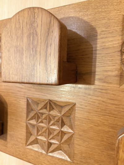 Mid Century Modern Coat Rack by Rivadossi 1970s