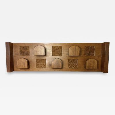 Mid Century Modern Coat Rack by Rivadossi 1970s