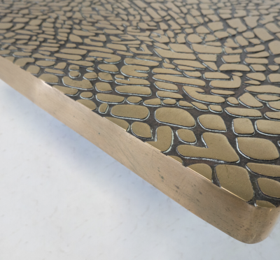 Mid Century Modern Coffee Table in Bronze Belgium