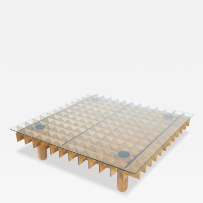 Mid Century Modern Coffee Table in the style of Gianfranco Frattini Italy