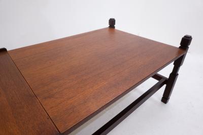 Mid Century Modern Coffee Table with Removable Tray
