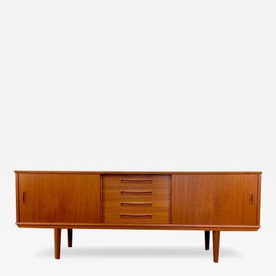 Mid Century Modern Danish Teak Credenza Circa 1960s