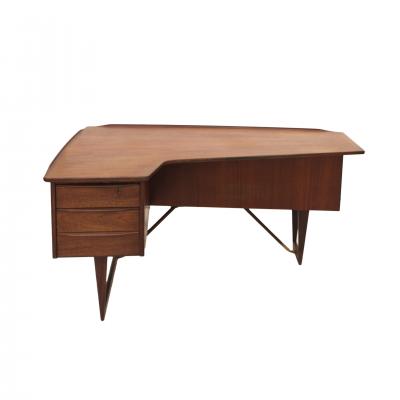 Mid Century Modern Designed by Arne Vodder Boomerang Desk