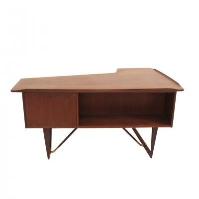 Mid Century Modern Designed by Arne Vodder Boomerang Desk