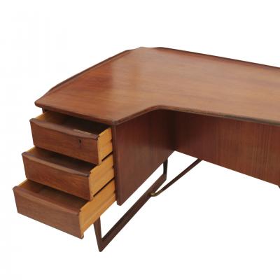 Mid Century Modern Designed by Arne Vodder Boomerang Desk