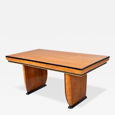 Mid Century Modern Desk Table by Borsani Wood Italy 1950s