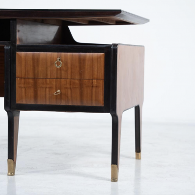 Mid Century Modern Desk by Vittorio Dassi Italy 1950s