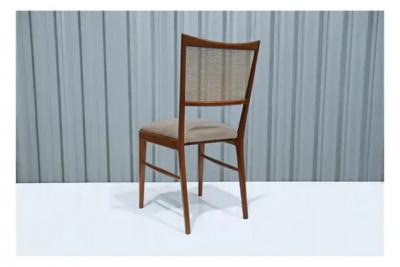 Mid Century Modern Dining Chairs in Hardwood and Cane Brazil 1960s