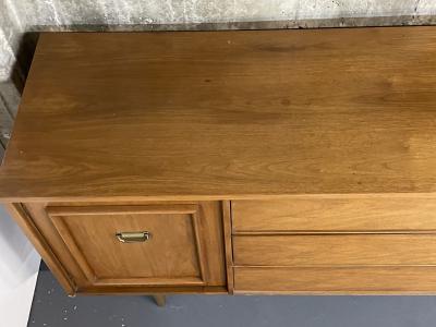 Mid Century Modern Dresser Chest or Sideboard Walnut