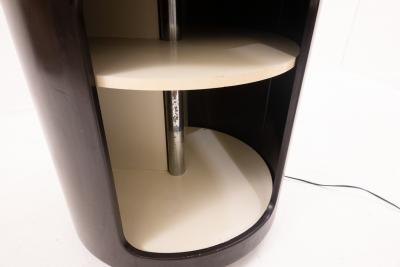 Mid Century Modern Drinks Trolley with Illuminated Cover