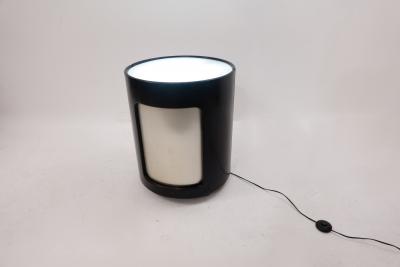 Mid Century Modern Drinks Trolley with Illuminated Cover