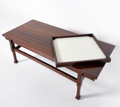 Mid Century Modern Extendable Coffee Table Italy 1960s