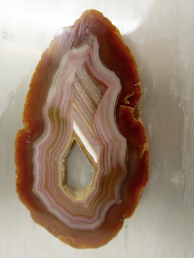 Mid Century Modern Floor Lamp in Brushed Chrome Agate