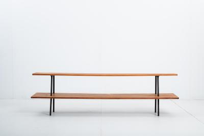 Mid Century Modern Floor Shelf by Brazilian Designer Brazil 1960s