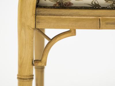 Mid Century Modern French Riviera Cane Bamboo Armchairs 1960s