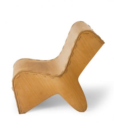 Mid Century Modern French ply chair