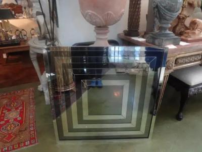 Mid Century Modern Geometric Mirror