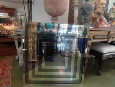 Mid Century Modern Geometric Mirror