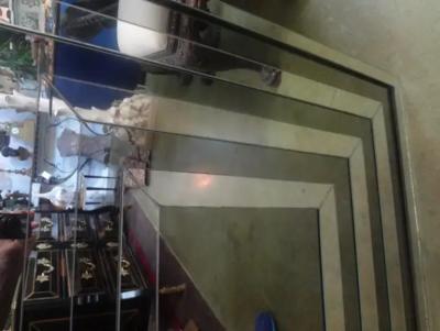 Mid Century Modern Geometric Mirror