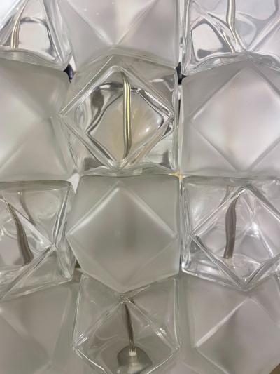 Mid Century Modern Glass Chandelier