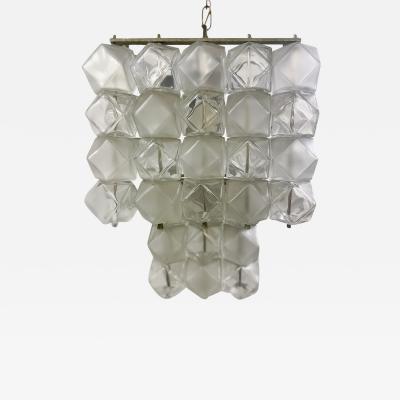 Mid Century Modern Glass Chandelier