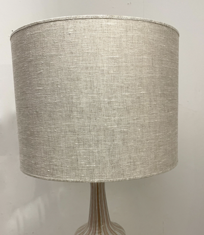 Mid Century Modern Glass Table Lamp
