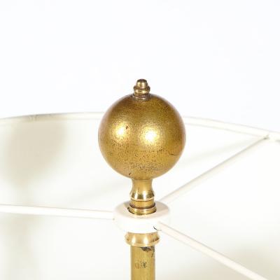 Mid Century Modern Hand Blown Murano Glass Table Lamp with 24kt Gold Flecks