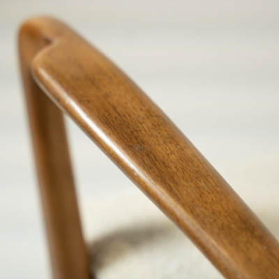 Mid Century Modern Highback Armchairs by Orlando Orlandi Italy 1950s