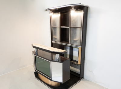 Mid Century Modern Italian Bar 1970s