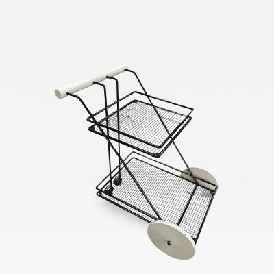 Mid Century Modern Italian Bar Cart 1980s
