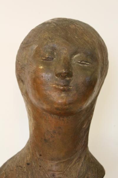 Mid Century Modern Italian Bronze Sculpture By Pino Conte