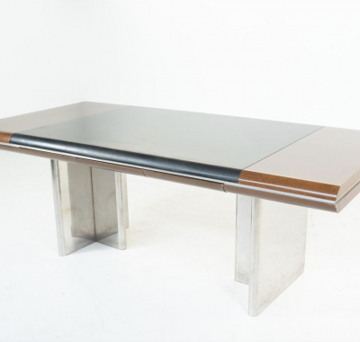 Mid Century Modern Italian Desk by Hans von Klier for Skipper 1970s