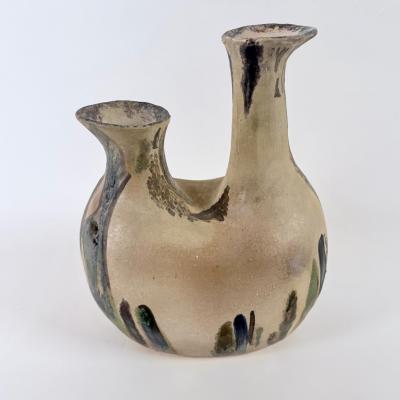 Mid Century Modern Italian Glazed Ceramic Vase