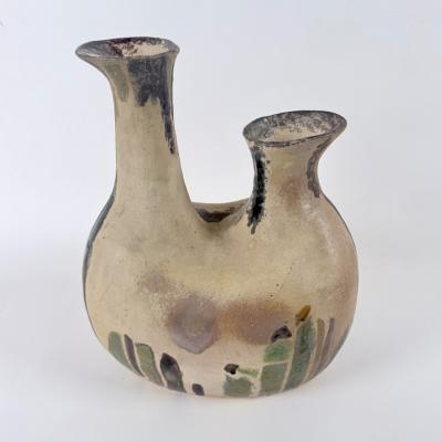 Mid Century Modern Italian Glazed Ceramic Vase