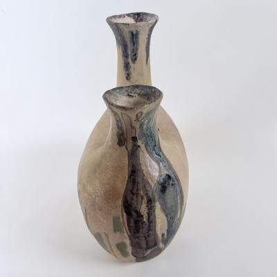 Mid Century Modern Italian Glazed Ceramic Vase