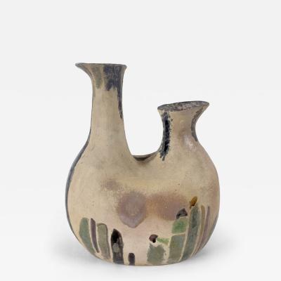 Mid Century Modern Italian Glazed Ceramic Vase